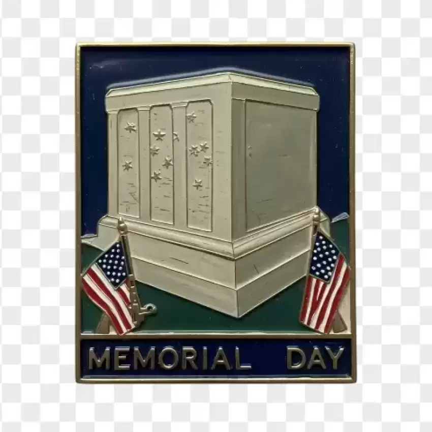 Memorial Day logo badge PNG