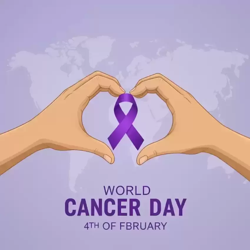 World Cancer Day 4th February Awareness Poster