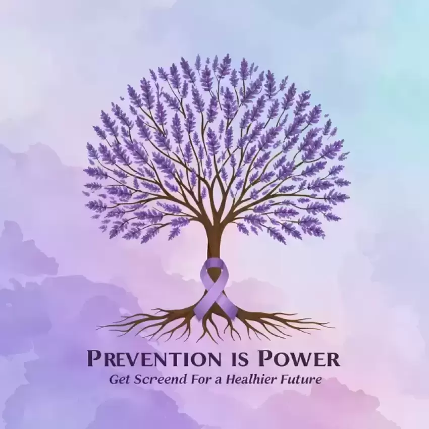 Prevention is Power Cancer Awareness Tree Design