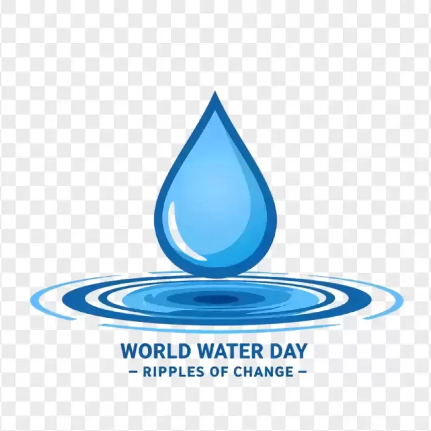 World Water Day Ripple Effect Transparent PNG