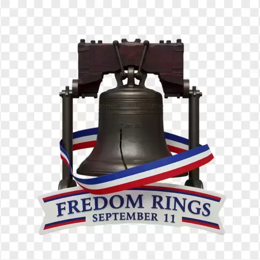 Freedom Rings 9/11 Memorial Bell PNG