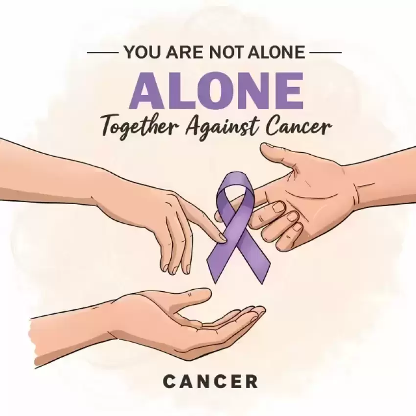 You Are Not Alone Together Against Cancer Support