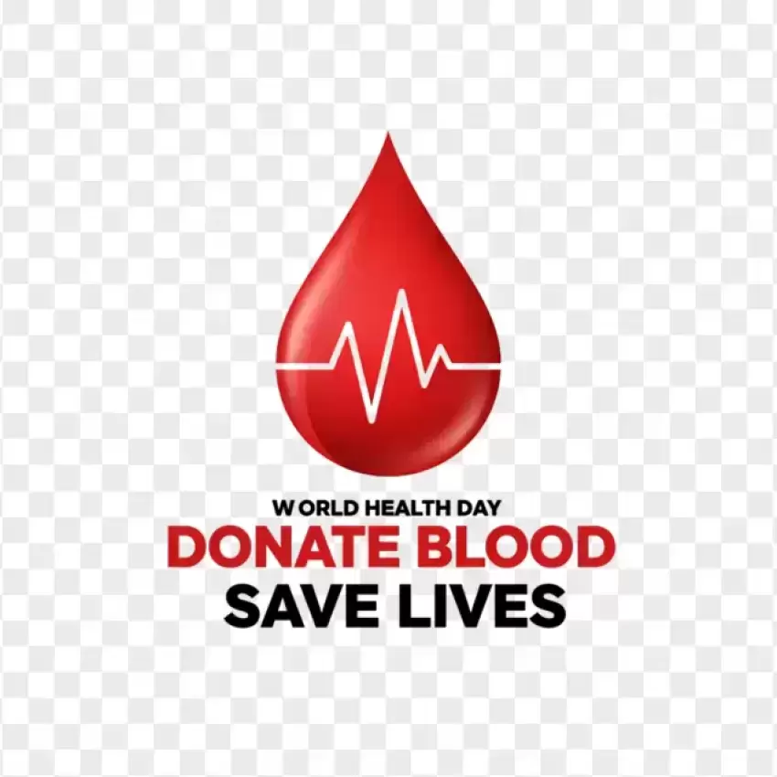 International Donate Blood Poster PNG