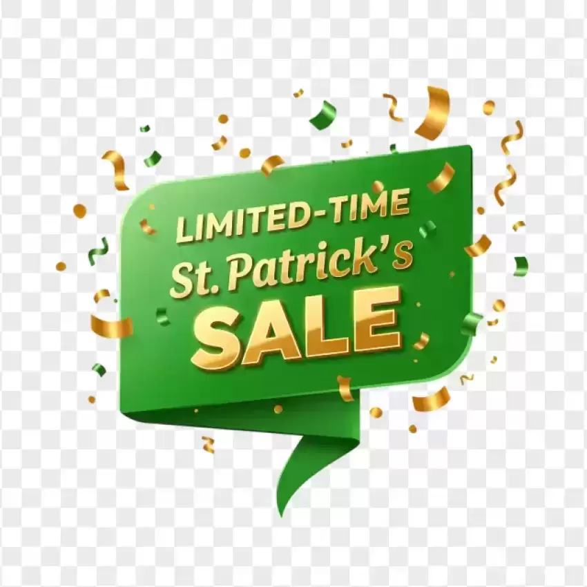 Limited-Time St. Patrick’s Day Sale PNG