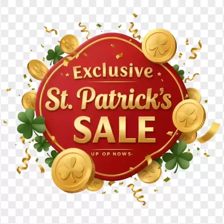 Exclusive St. Patrick’s Day Sale PNG