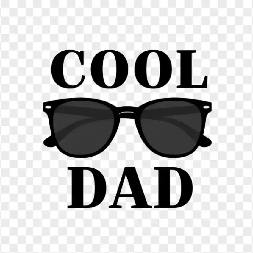 Cool Dad Sunglasses Icon PNG