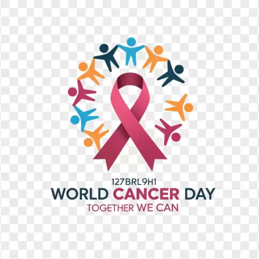 Together We Can World Cancer Day PNG