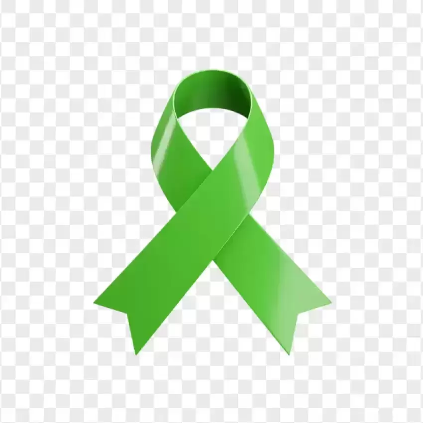 Green Awareness Ribbon PNG