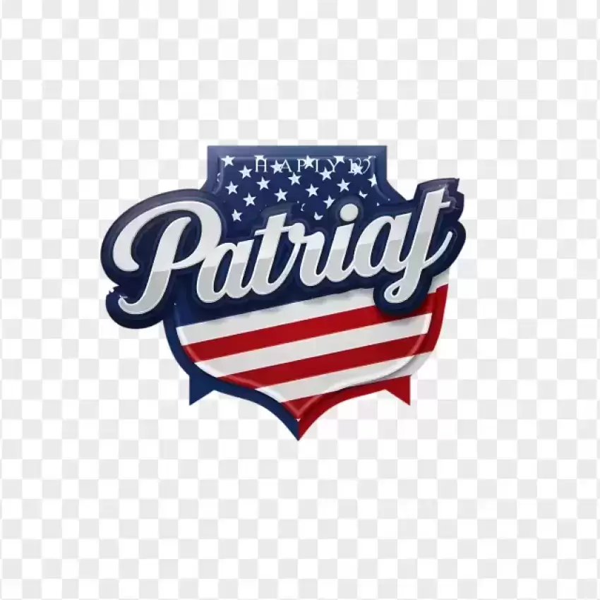 Patriot Day Badge with USA Flag Illustration PNG