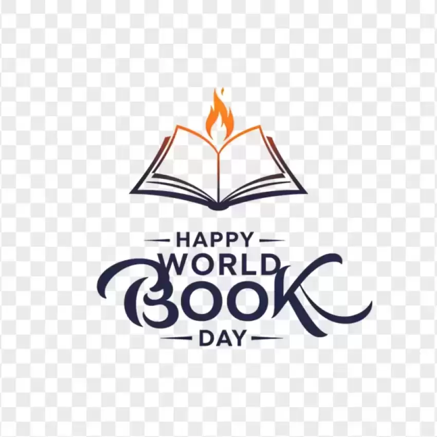 Happy World Book Day Logo Transparent PNG