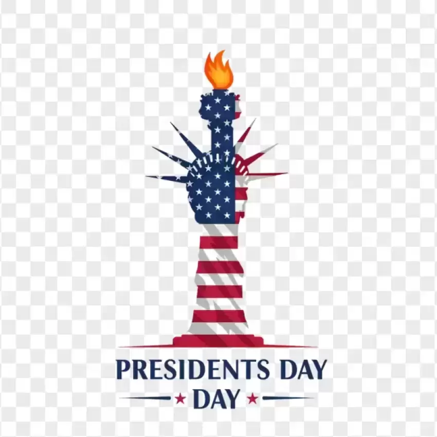 American Torch Presidents Day Symbol PNG