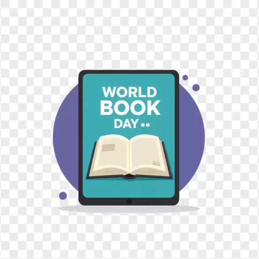 World Book Day Open Digital Book Concept