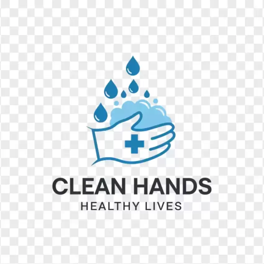 Clean Hands Healthy Lives Logo Transparent PNG