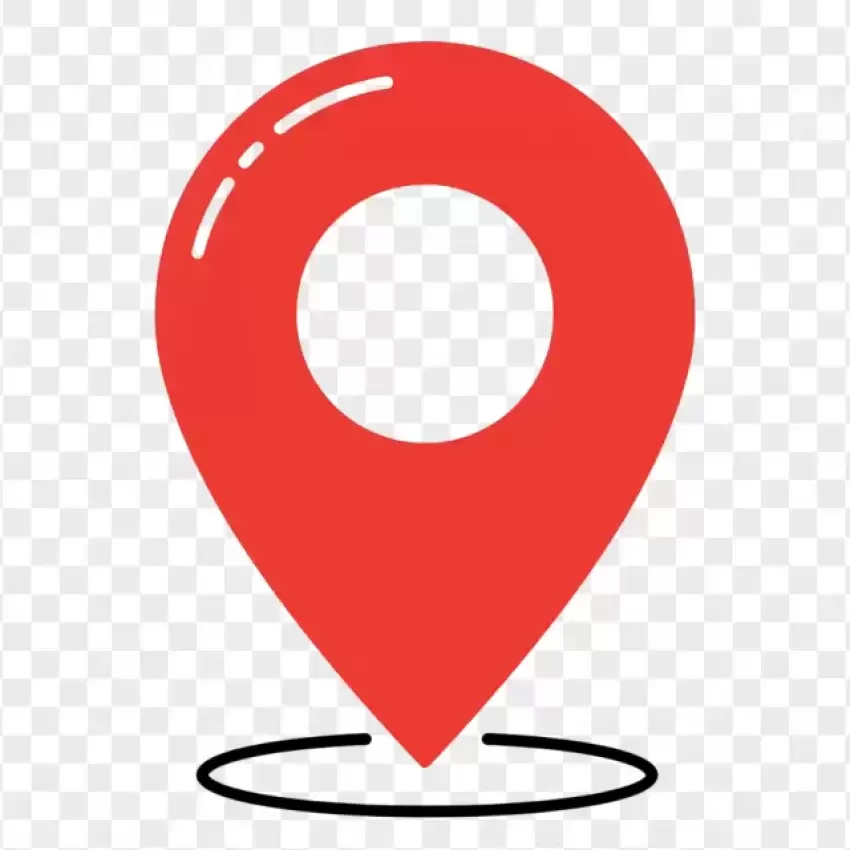 3D Red Map Pin Icon PNG