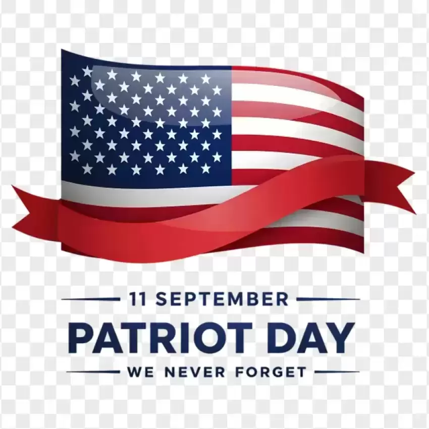 September 11 Patriot Day Badge PNG