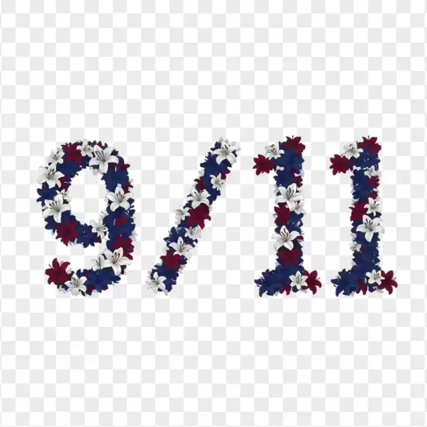 9/11 Patriot Day Stars and Stripes PNG