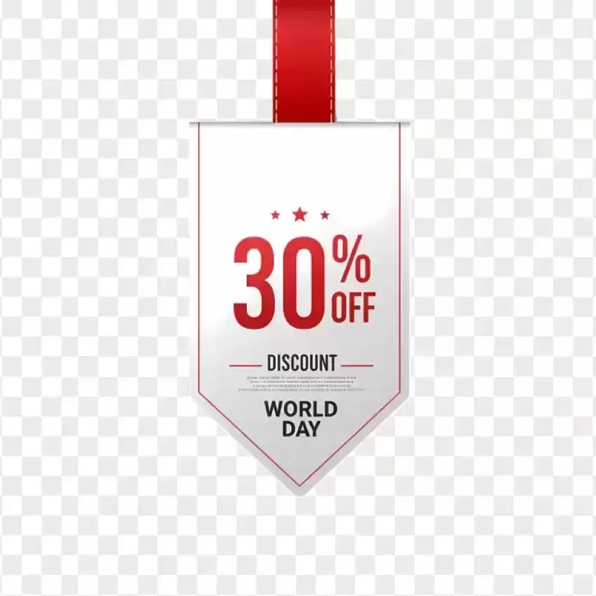 30% Off World Book Day Discount Tag