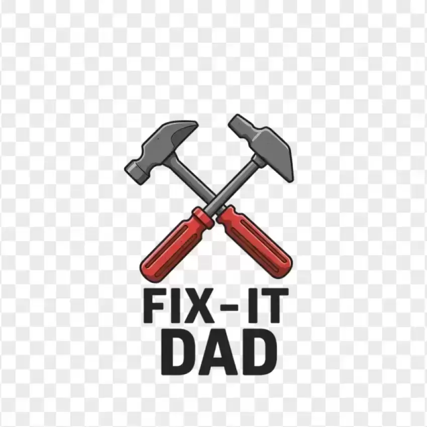 Fix-It Dad Hammer Icon PNG