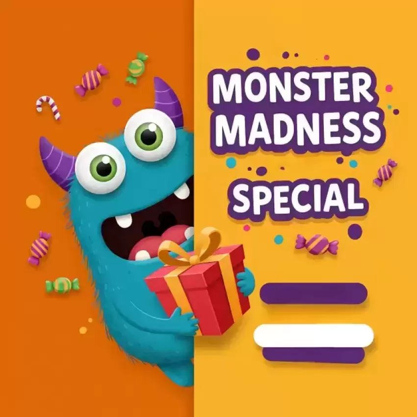 Monster Madness Special Offer Banner