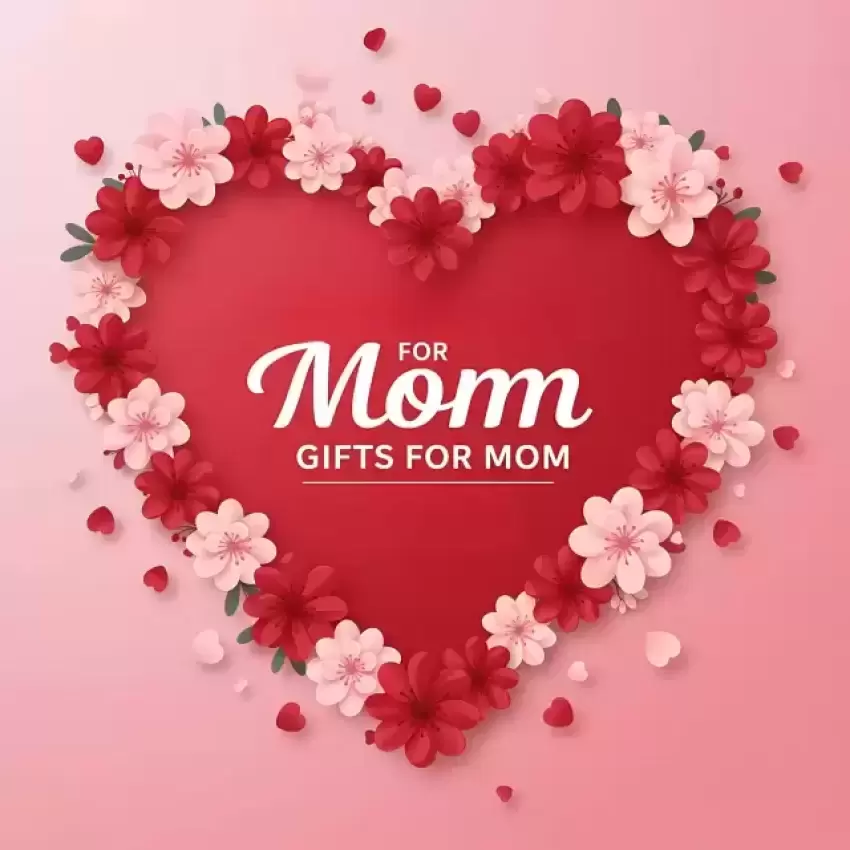 Heart Shaped For Mom Gifts Sale Banner