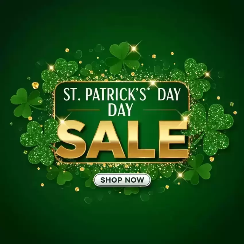 Green Themed St. Patrick's Day Sale