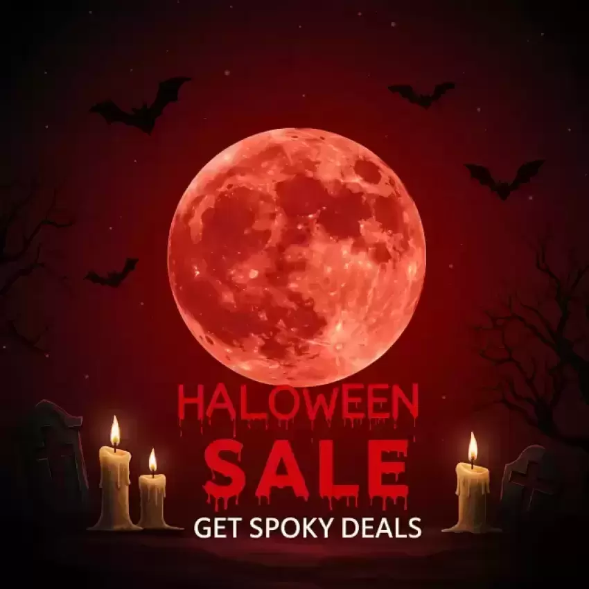 Halloween Sale Spooky Deals Banner