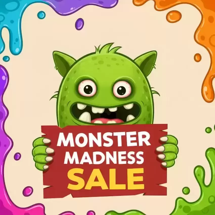 Monster Madness Sale Banner