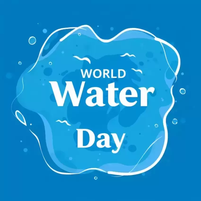 HD World Water Day blue Vector Background