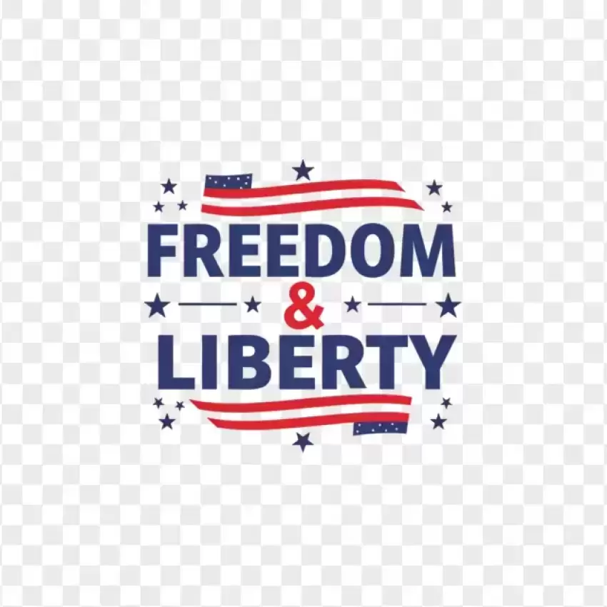 Freedom & Liberty USA Themed PNG