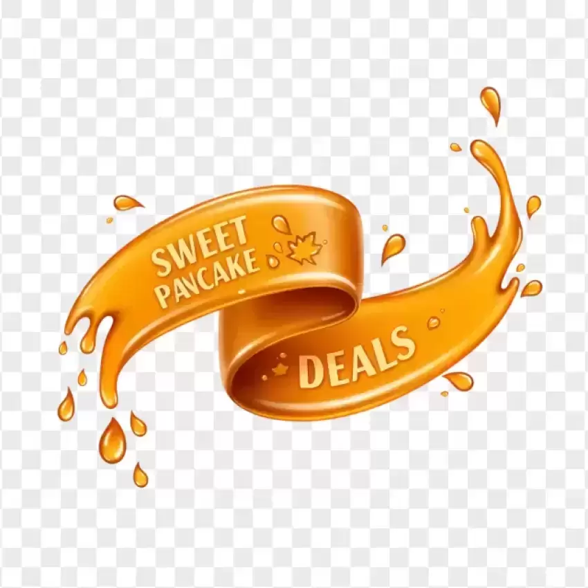 Sweet Deals Pancake Offer Badge PNG