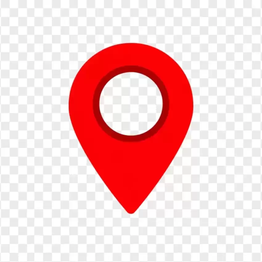 Red Locator Location Mark Sign Icon PNG