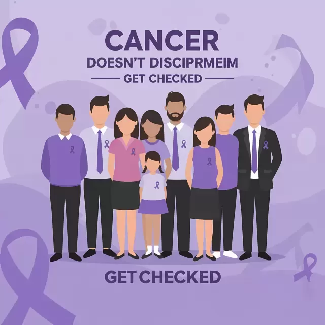 Cancer Doesn't Discriminate Get Checked Awareness